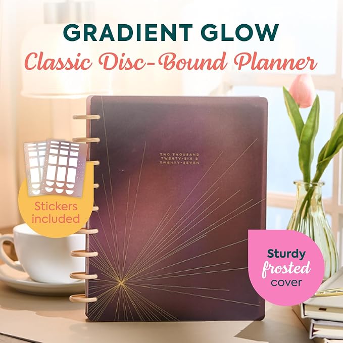 Happy Planner Disc Bound Planner July 2026–June 2027, Includes 3 Extra Months - Image 2