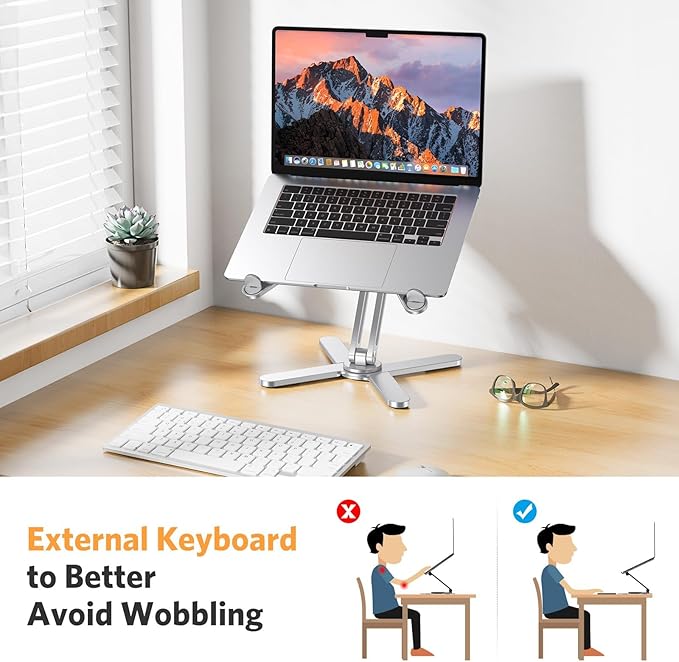 OMOTON LA10 360° Rotating Laptop Stand Riser - Image 4