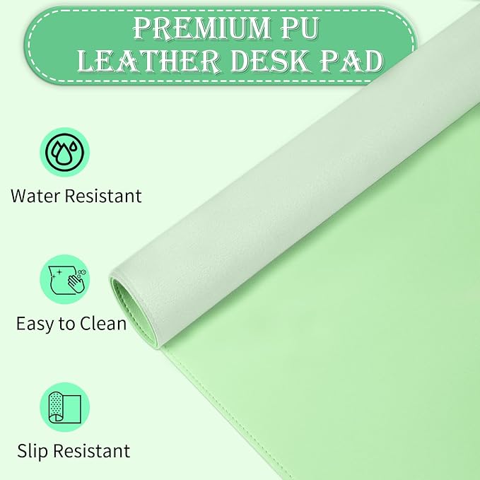 Non-Slip Desk Pad, PU Leather Desk Mat - Image 4