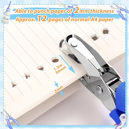 Modacraft 6-Pack Craft Hole Punchers Set - Image 4