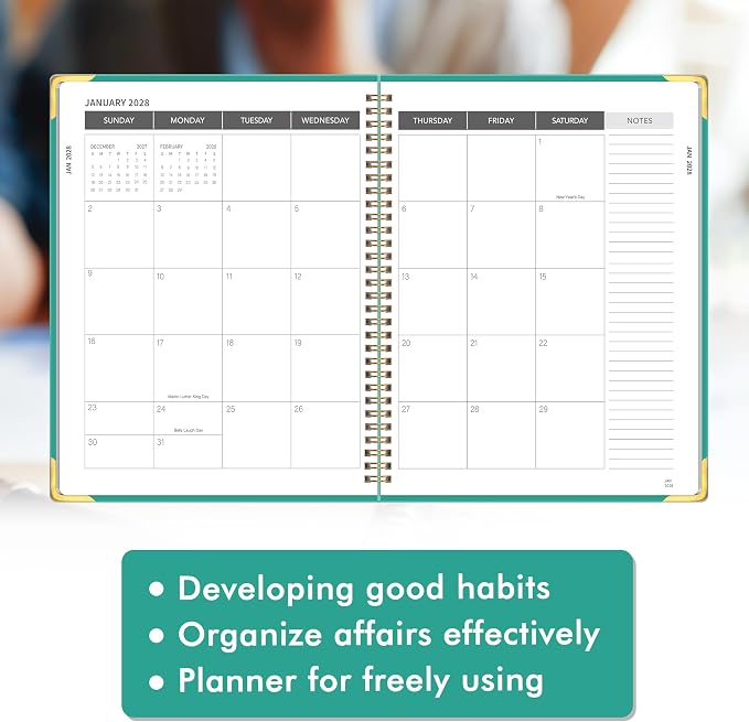 Monthly Planner 2026-2028, Hardcover 3 year calendar 2026-2027-2028 Calendar - Image 8