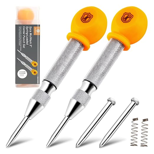 Mulwark 5'' Automatic Center Punch Set by MULWARK