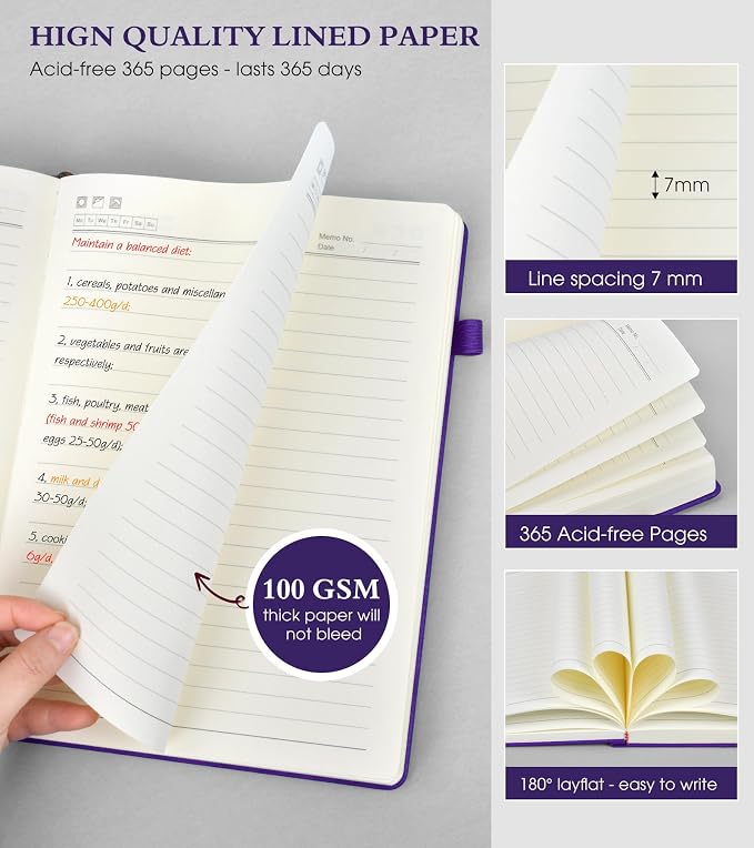 PERCUN B5 Lined Journal Notebook - Image 6