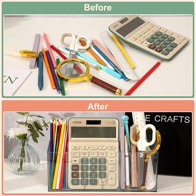 DECYOOL 1Pcs Acrylic Pen Holders - Image 3
