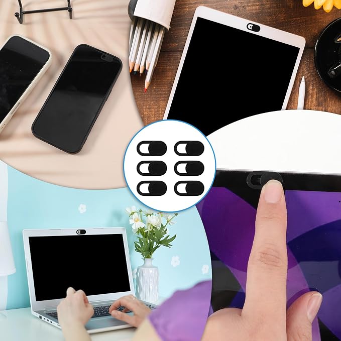 50 Pcs Webcam Cover Slide, 0.023 Inch Ultra-Thin Universal Laptop Camera Cover - Image 7