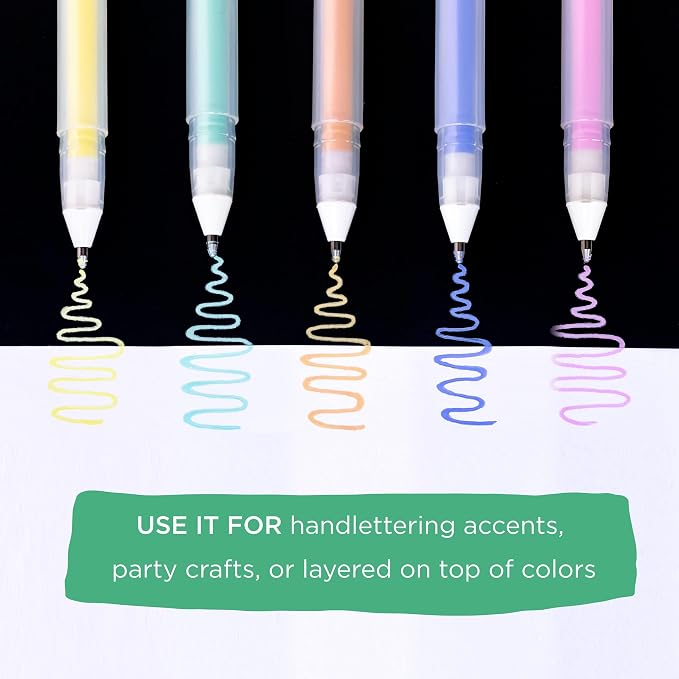 SAKURA Gelly Roll Moonlight 10 Pastel & Opaque Gel Pens - Image 4