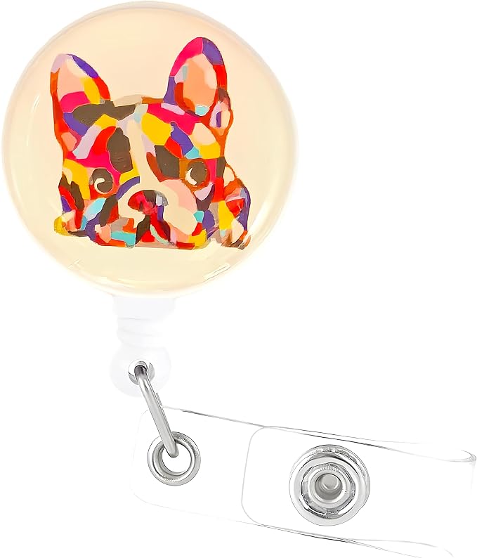 Funny Dog Badge Reel by Unknown