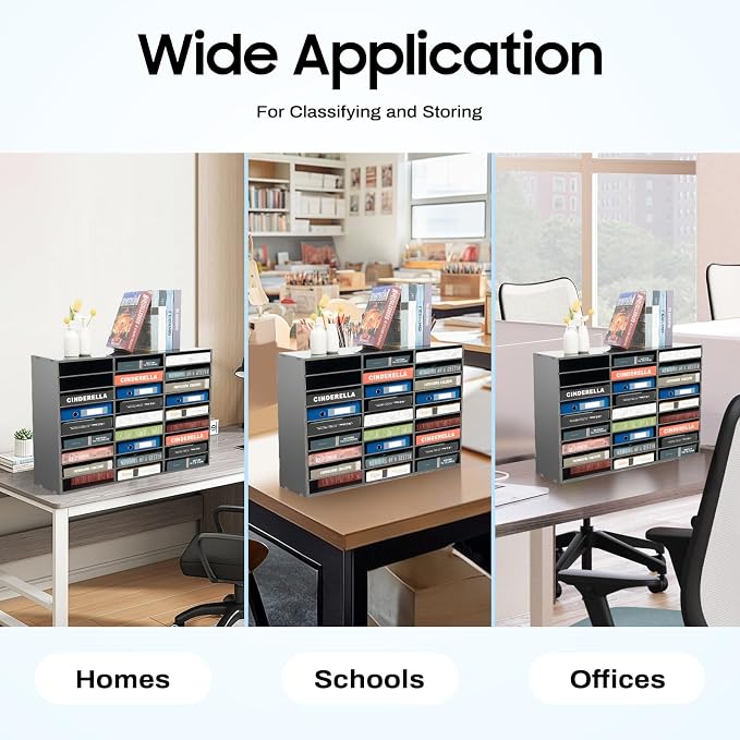 Literature Organizers, 27 Compartments Office Mailbox - Image 5