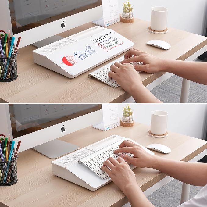 Small Glass Desktop Whiteboard Dry-Erase-Board - Image 8