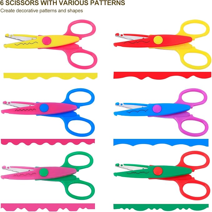 UCEC 6 Pack Craft Scissors - Image 3
