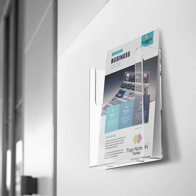 Top Notch Displays Acrylic Brochure Holder - Image 8