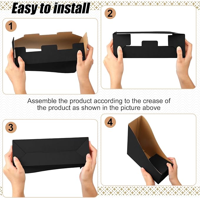 Thenshop 24 Pcs Cardboard Magazine File Holder Organizer, Desk File Organizer - Image 3
