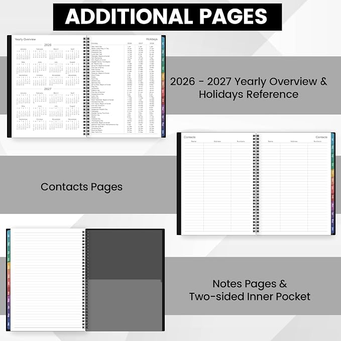 Planner 2026-2027 – Academic Planner 2026-2027, July 2026 – June 2027, Weekly - Image 6