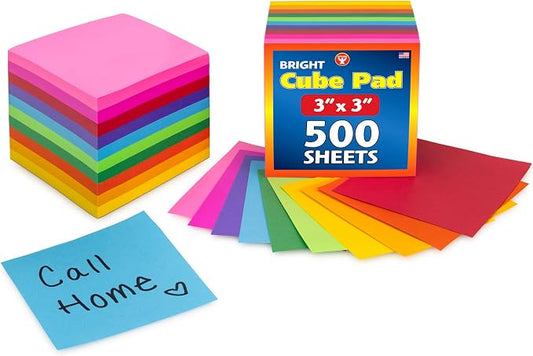 Hygloss Note Paper Cube by HyglossProductsInc