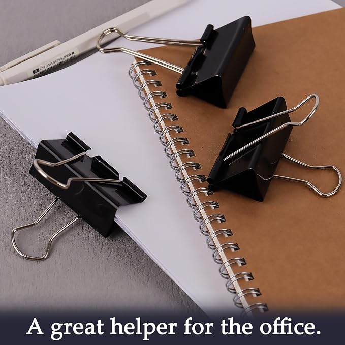 KTOJOY Extra Large Binder Clips 2 Inch, Big Paper Clamps - Image 2