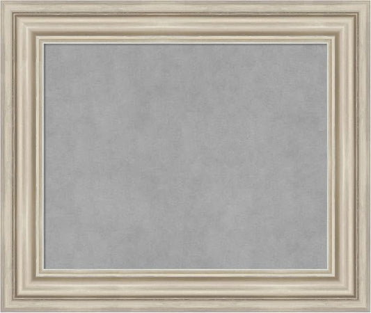 Amanti Art Silver Framed Magnetic Board 22x26 Small Vision Board by AmantiArt