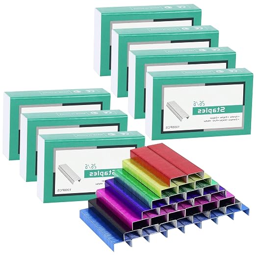 MultiBey Colored 26/6 Staples by MultiBey