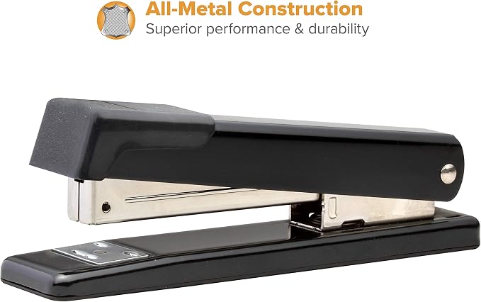 Bostitch Office Classic Metal Desktop Stapler, 20 Capacity, Dual Clinch - Image 4