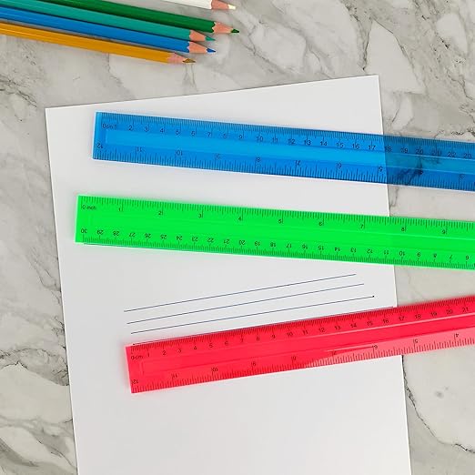 ZUFECY 8-Pack 12" Flexible Rulers - Image 4