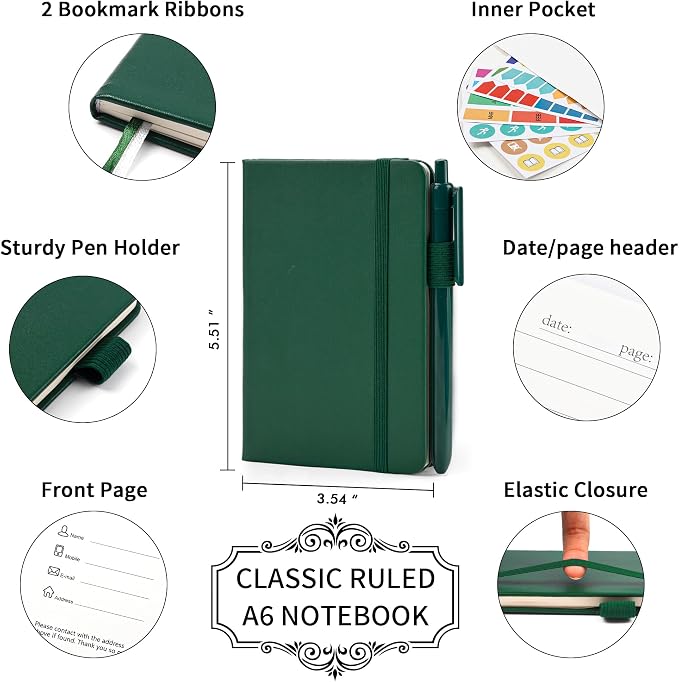 feela 3 Pack Pocket Notebook Journals - Image 2