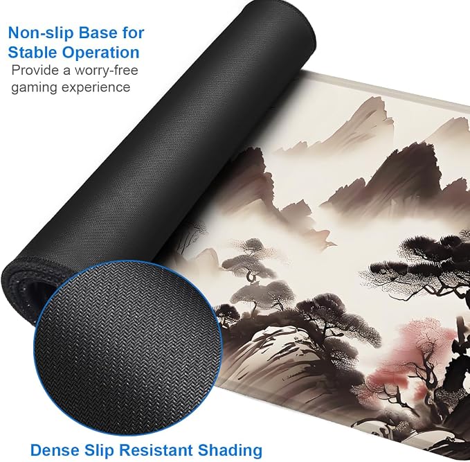 Mousepad, 31.5x15.7 inch Large Extended Gaming Computer Keyboard Mouse Mat - Image 4