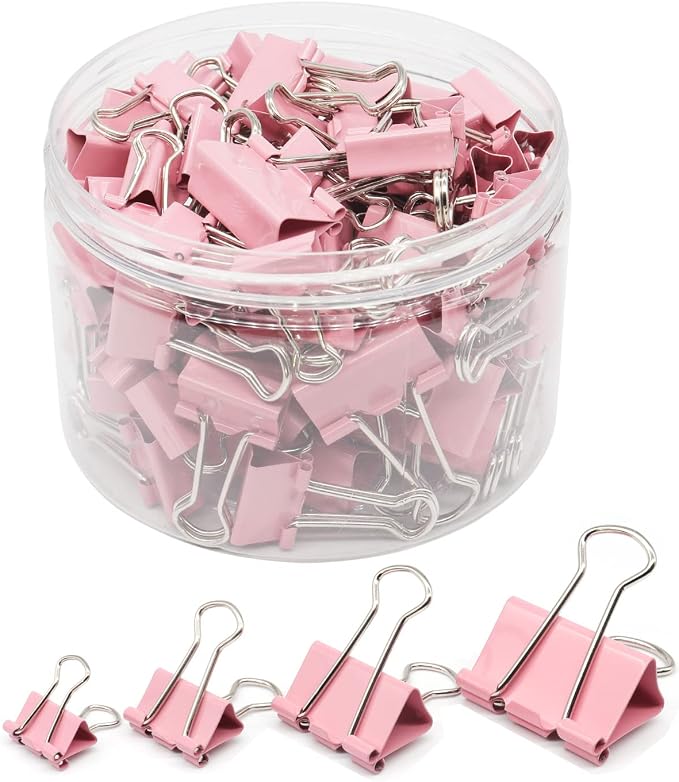 Binder Clip Paper Clamps by YOPINK