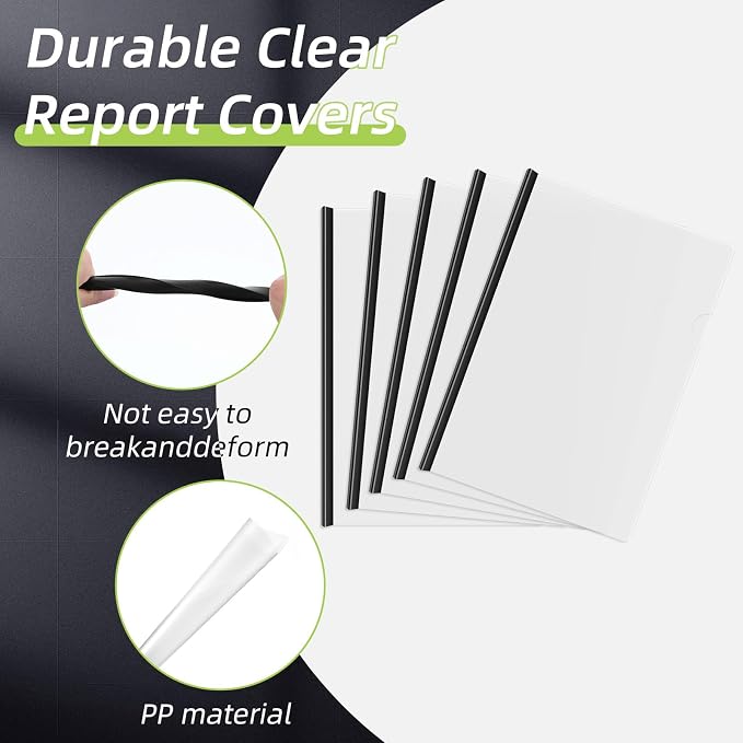 100 Pcs Clear Report Covers - Image 3