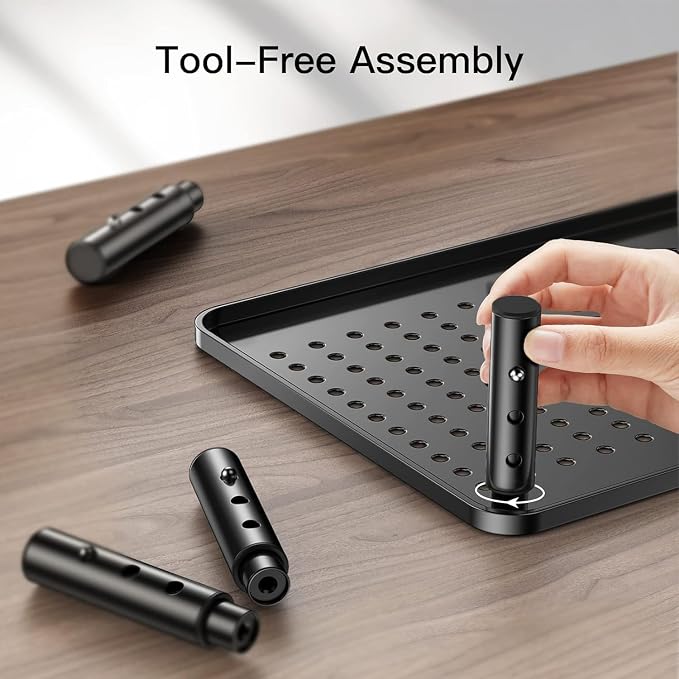 HUANUO Monitor Stand for Desk, Computer Monitor Stand Height Adjustable - Image 7