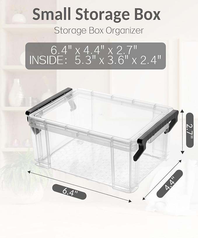 Sooez 6 Pack Small Plastic Containers - Image 2