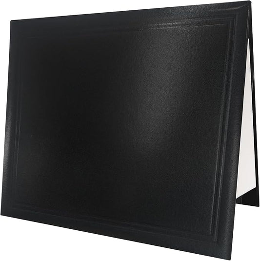 GraduationMall 11"x14" Smooth Padded Diploma Cover Certificate Holder Black by GraduationMall%C2%AE