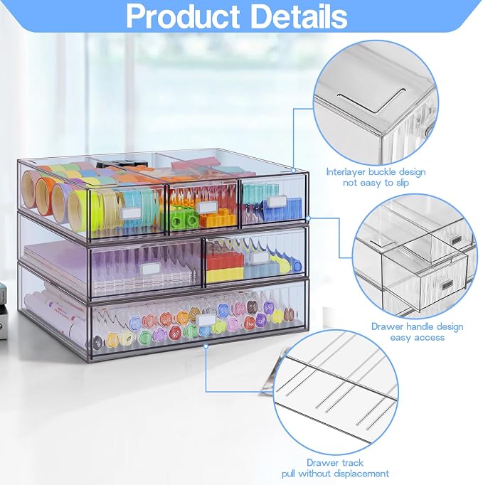 3 Tier Stackable Desk Organizer - Image 4