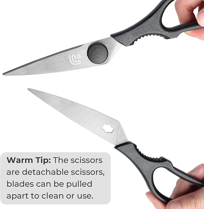 Linoroso Kitchen Scissors All Purpose Kitchen Shears - Image 2