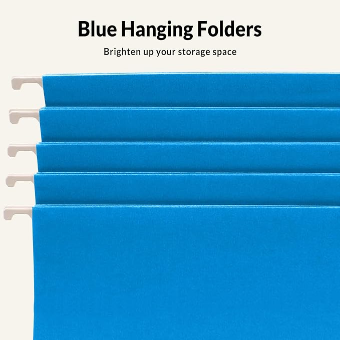 SUNEE 25 Pack Hanging File Folders, Hanging File Folders Letter Size - Image 4