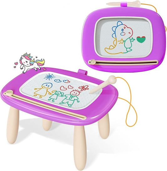 Kikidex Toddlers Toys Age 1-3, Magnetic Drawing Board, Doodle Board Pad by Kikidex