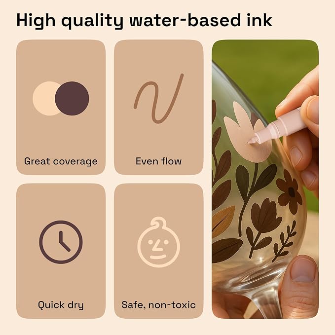 ARTISTRO 12 Skin Tone Paint Pens - Image 6