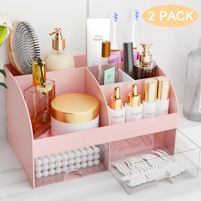 Makeup Organizer with Drawers, Cosmetic Storage - Image 2