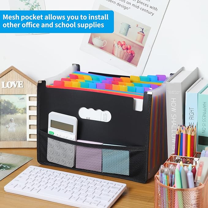 EOOUT Accordion File Organizer 36 Pockets, Letter A4 Size Expanding File Folder - Image 5