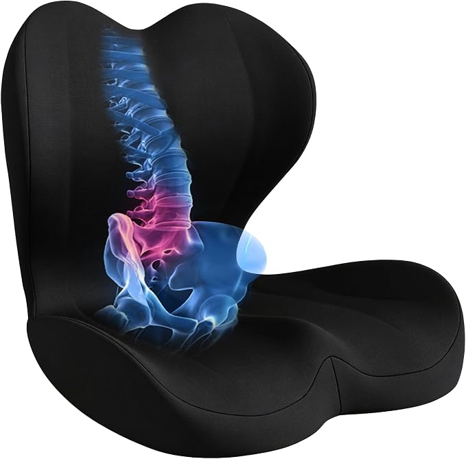 Seat Cushion for Office Chair and Car, Lumbar Support Pillow for Office Chair - Image 9