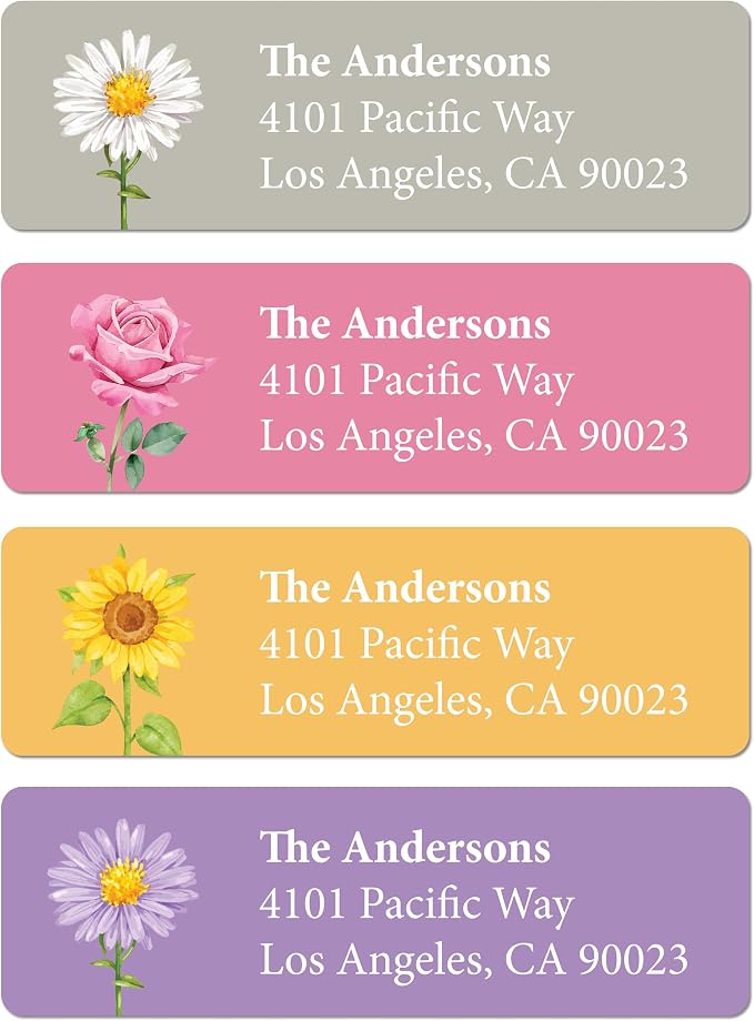 Personalized Return Address Labels by BunnyBadges