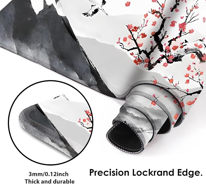Galdas Mouse Pad for Gaming, Japanese Desk Mat, XXL XL Large Mouse Mat Long - Image 4