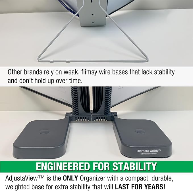 Ultimate Office AdjustaView 20-Pocket Desk Reference Organizer - Image 5