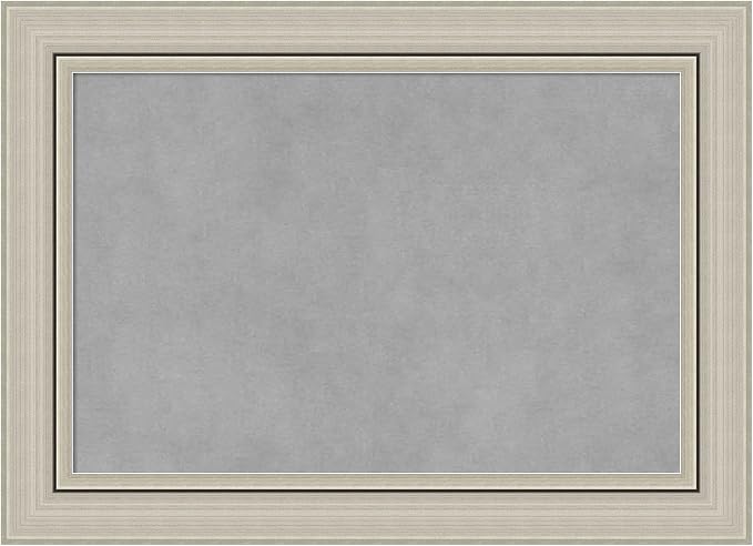 Amanti Art Silver Framed Magnetic Board 16x22 Small Vision Board by AmantiArt