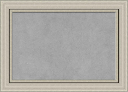 Amanti Art Silver Framed Magnetic Board 16x22 Small Vision Board by AmantiArt