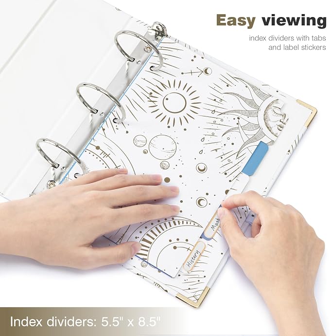 Ospelelf Mini 3 Ring Binder 2 Inch - Image 6