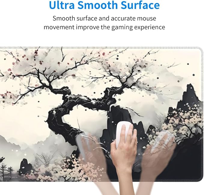 Japanese Mouse Pad, Large Japanese Desk Mat, XL Anime Gaming Keyboard Mat - Image 4
