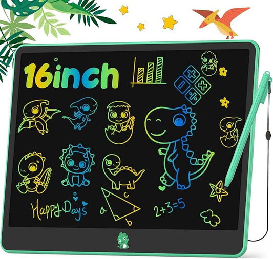 Hockvill LCD Writing Tablet for Kids 16 Inch, Toys for Girls Boys Drawing Pad by hockvill