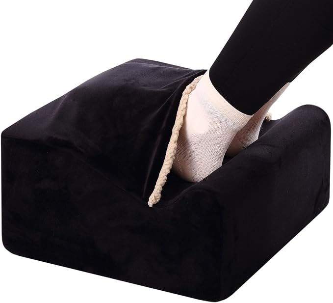 Keep Warm Foot Stool Foot Rest for Under Desk At Work | Office Footrest by Officechairscarseatcushio