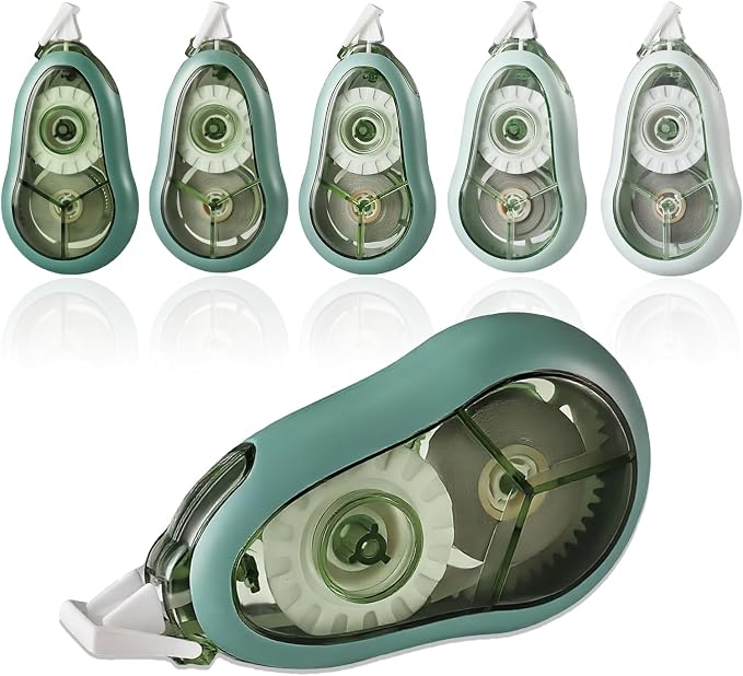 White Correction Tape, 5 Pack, 65.62 Feet Correction Tape by Jovanssen