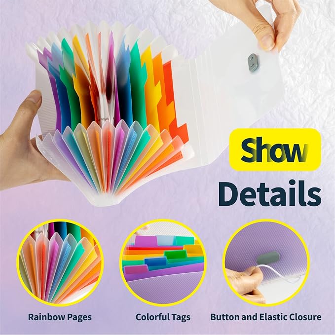 Mini Accordion File Organizer - Image 3