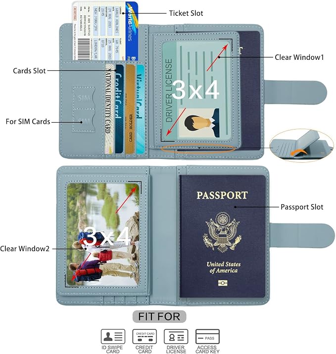 Melsbrinna Rfid Passport Holder - Image 3